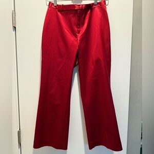 Vintage GAP Red Cropped Satin Pants